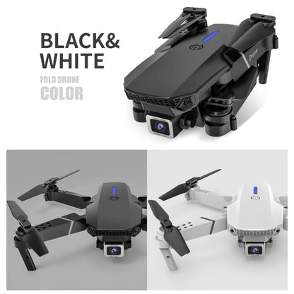 Drone with Dual 4K Camera for Adults | WiFi FPV RC Quadcopter with 2 Batteries | Live Video, Altitude Hold, 360° Flip, Headless Mode, One Key Takeoff & Carry Case for Kids and Adults. A3
